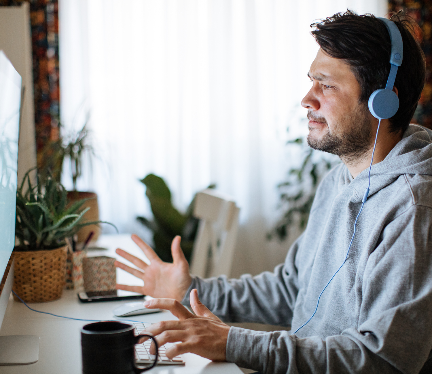 Man With Headphones